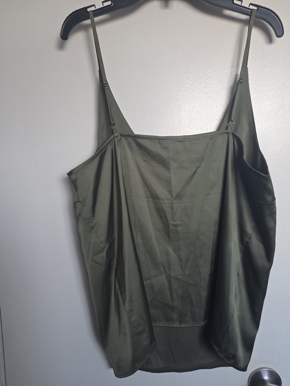 Banana Republic Olive Green Satin Camisole